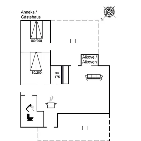 Hébergement de vacances Kamilla - 200m From The Sea By Interhome Nyborg